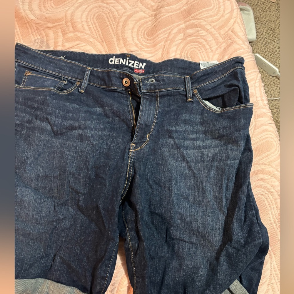 Denizen from Levi's Women's Dark Blue Shorts
